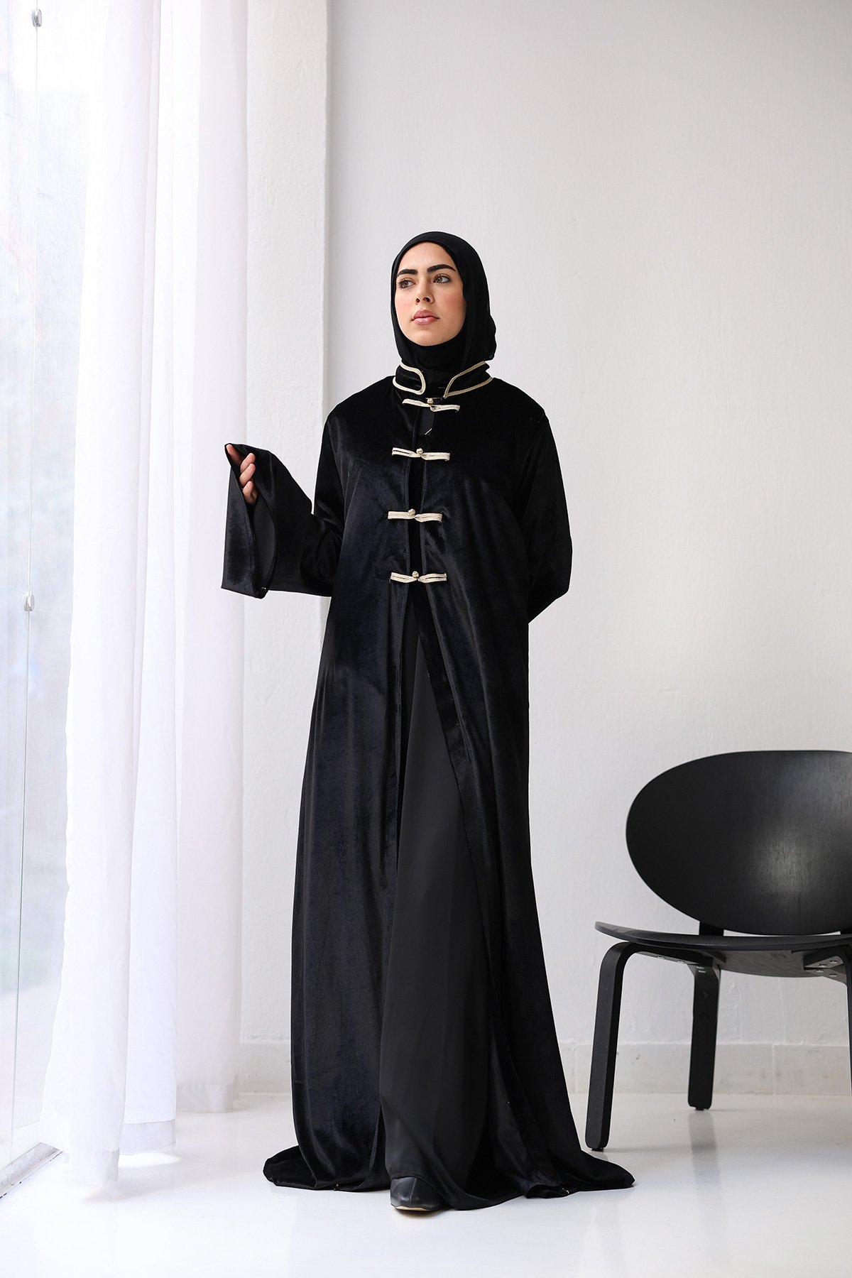 Royal velvet kaftan - Image 9